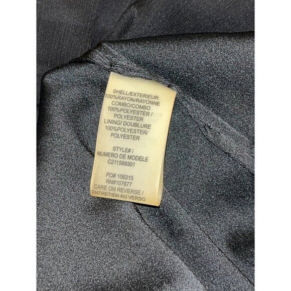 NWT ALICE + OLIVIA Black & White Colorblock Maxi Dress With Open Back Detail Lar - Picture 12 of 12